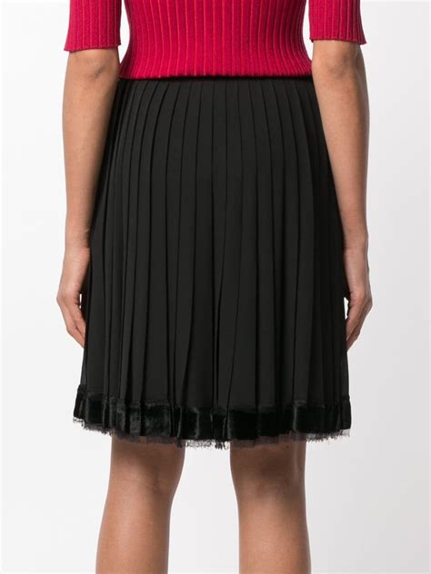 dior pleated skirt